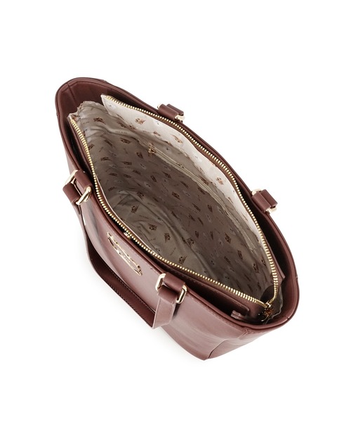 PAUL & JOE ACCESSOIRES(ポールアンドジョーアクセソワ)の「PAUL & JOE ACCESSOIRES (ポール&ジョーアクセソワ)タテ型トートバッグ A4対応 PJA-B1277 ビッグキャットメタル(トートバッグ・レディース・ブラウン/ブラック/パープル・FREE)」の13枚目の写真