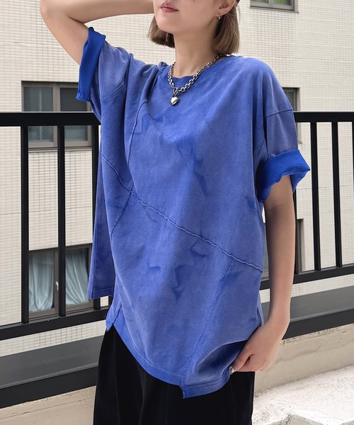 PAGEBOY(ページボーイ)の「USEDライクカコウT(Tシャツ/カットソー・レディース・ブラック/グレー系その他/オフホワイト/ブルー系その他・MEDIUM/LARGE)」の4枚目の写真