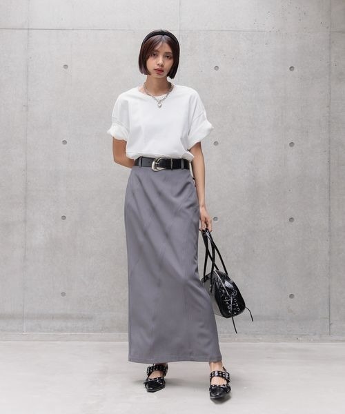 PAGEBOY(ページボーイ)の「USEDライクカコウT(Tシャツ/カットソー・レディース・ブラック/グレー系その他/オフホワイト/ブルー系その他・MEDIUM/LARGE)」の5枚目の写真