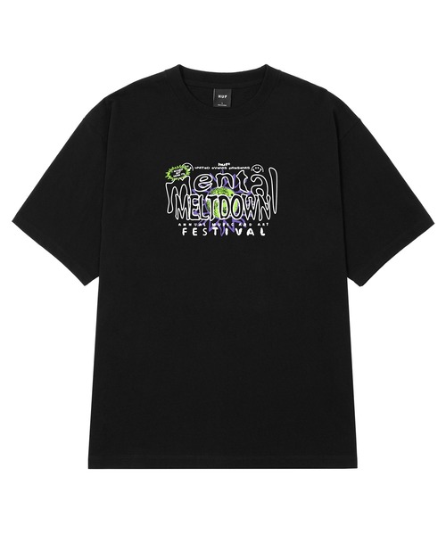 MENTAL MELTDOWN TEE(Tシャツ/カットソー)|HUF(ハフ)の MENTAL MELTDOWN TEE(Tシャツ/カットソー)|HUF(ハフ)の
