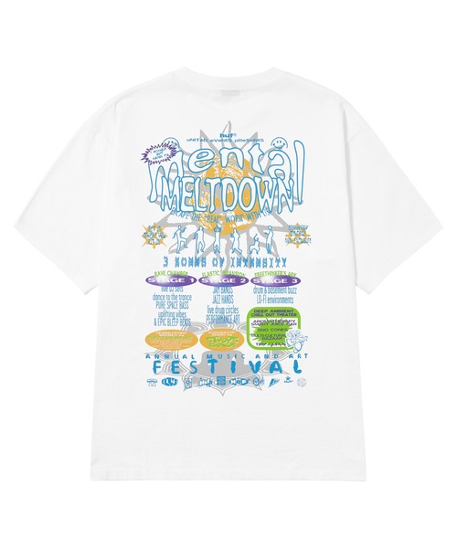 MENTAL MELTDOWN TEE（Tシャツ/カットソー）｜HUF（ハフ）の