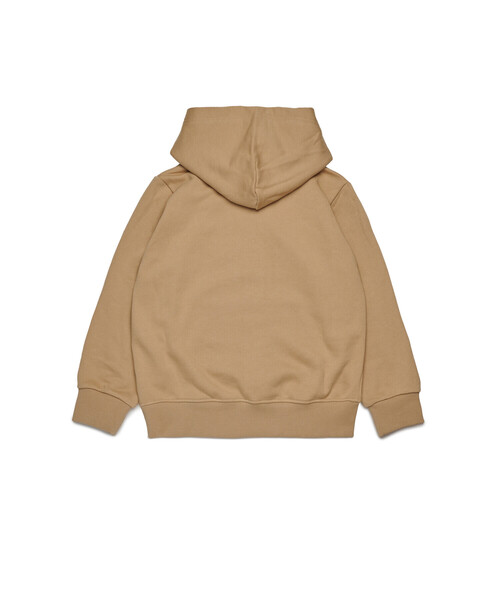 DIESEL(ディーゼル)の「キッズ プルオーバーパーカー SBONNIEHOOD(パーカー・キッズ・ライトブラウン/ブラック・12Y/16Y/4Y/6Y/8Y/10Y/14Y)」の3枚目の写真