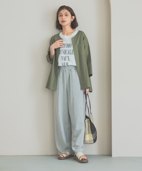 studio CLIP（スタディオクリップ）の「アソートカラーロゴTシャツ（Tシャツ/カットソー・レディース・オフホワイト/アイボリー/チャコール/ラベンダー・FREE）」の18枚目の写真