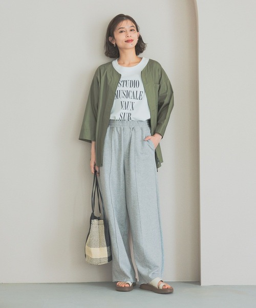 studio CLIP（スタディオクリップ）の「アソートカラーロゴTシャツ（Tシャツ/カットソー・レディース・オフホワイト/アイボリー/チャコール/ラベンダー・FREE）」の19枚目の写真