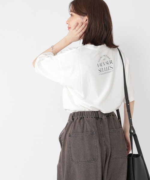 studio CLIP（スタディオクリップ）の「アソートカラーロゴTシャツ（Tシャツ/カットソー・レディース・オフホワイト/アイボリー/チャコール/ラベンダー・FREE）」の22枚目の写真