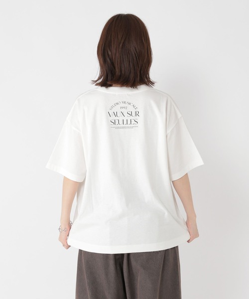 studio CLIP（スタディオクリップ）の「アソートカラーロゴTシャツ（Tシャツ/カットソー・レディース・オフホワイト/アイボリー/チャコール/ラベンダー・FREE）」の10枚目の写真