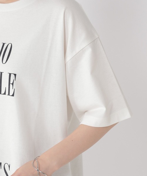 studio CLIP（スタディオクリップ）の「アソートカラーロゴTシャツ（Tシャツ/カットソー・レディース・オフホワイト/アイボリー/チャコール/ラベンダー・FREE）」の12枚目の写真