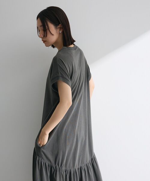 Sugar spoon（シュガースプーン）の「・SUGAR SPOON フレンチギャザーカットワンピ（ワンピース・レディース・カーキ/ダークベージュ/チャコールグレー・FREE）」の10枚目の写真