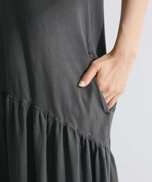 Sugar spoon（シュガースプーン）の「・SUGAR SPOON フレンチギャザーカットワンピ（ワンピース・レディース・カーキ/ダークベージュ/チャコールグレー・FREE）」の13枚目の写真