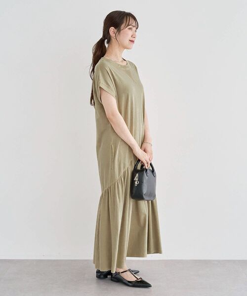 Sugar spoon（シュガースプーン）の「・SUGAR SPOON フレンチギャザーカットワンピ（ワンピース・レディース・カーキ/ダークベージュ/チャコールグレー・FREE）」の19枚目の写真