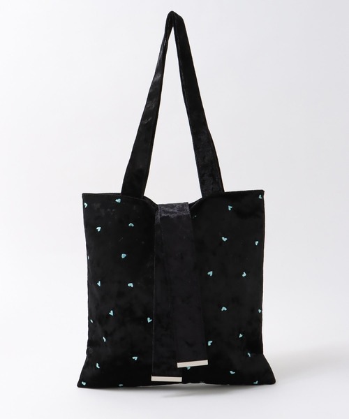 Three Four Time（ｽﾘｰﾌｫｰﾀｲﾑ）の「ハートエンブロイダリートート（トートバッグ・レディース・グレー/ブラック/ブラウン/ホワイト・FREE）」の22枚目の写真