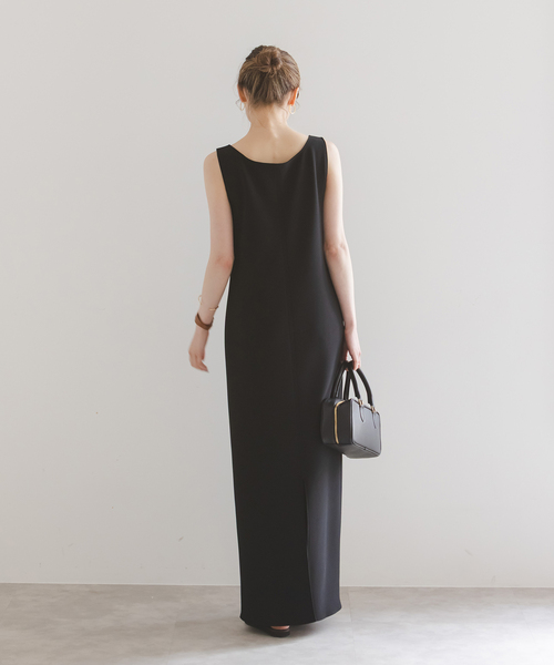 洗える】ニットライクジョーゼット2wayワンピース（ワンピース