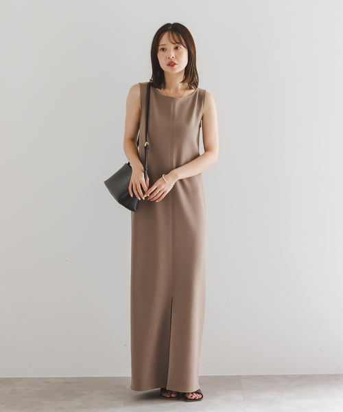 洗える】ニットライクジョーゼット2wayワンピース（ワンピース