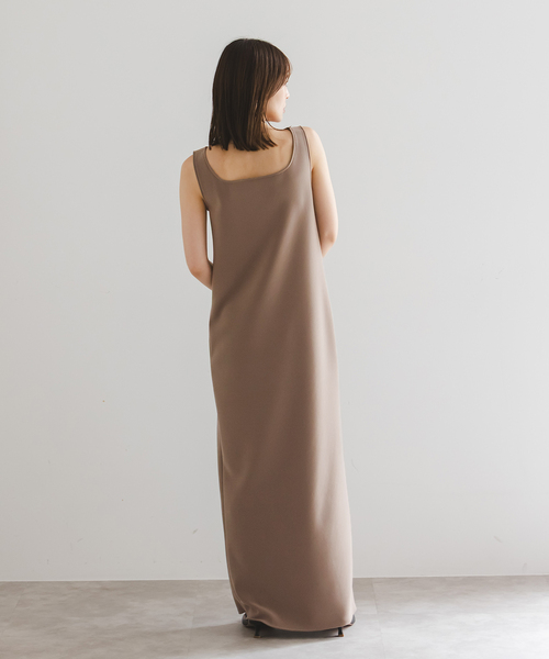 洗える】ニットライクジョーゼット2wayワンピース（ワンピース