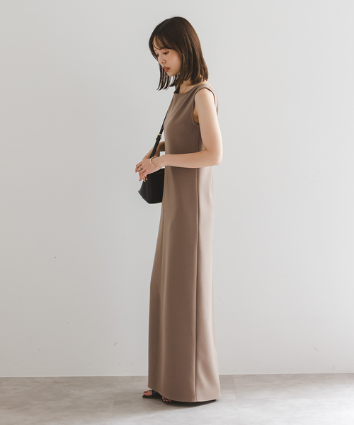 洗える】ニットライクジョーゼット2wayワンピース（ワンピース