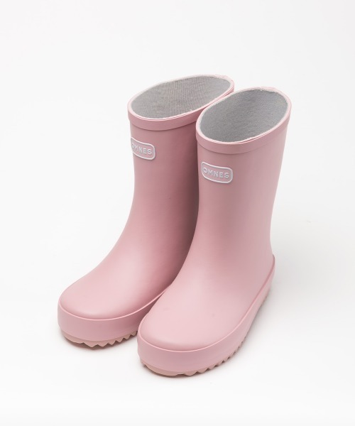 OMNES(オムネス)の「キッズレインブーツ(レインシューズ・キッズ・モスグリーン/サーモンピンク/ベージュ/ネイビー/ラベンダー/カーキ/グレー・15cm/16cm/17cm/18cm/19cm/20cm/21cm/22cm)」の7枚目の写真