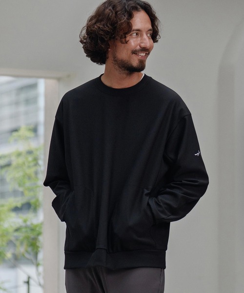 CALL&RESPONSE(コールアンドレスポンス)の「mlt5304-長袖PO-TOBIKIRI プルオーバー(Tシャツ/カットソー・メンズ・グレイッシュベージュ/ブラック/チャコール・2/4/5)」の4枚目の写真