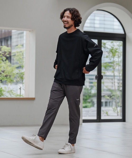 CALL&RESPONSE(コールアンドレスポンス)の「mlt5304-長袖PO-TOBIKIRI プルオーバー(Tシャツ/カットソー・メンズ・グレイッシュベージュ/ブラック/チャコール・2/4/5)」の7枚目の写真