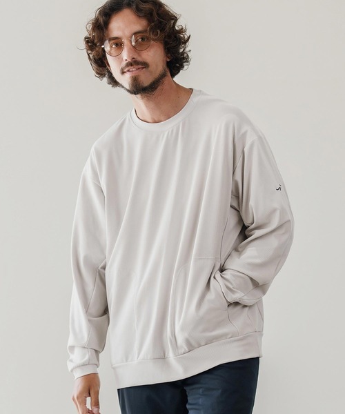 CALL&RESPONSE(コールアンドレスポンス)の「mlt5304-長袖PO-TOBIKIRI プルオーバー(Tシャツ/カットソー・メンズ・グレイッシュベージュ/ブラック/チャコール・2/4/5)」の10枚目の写真