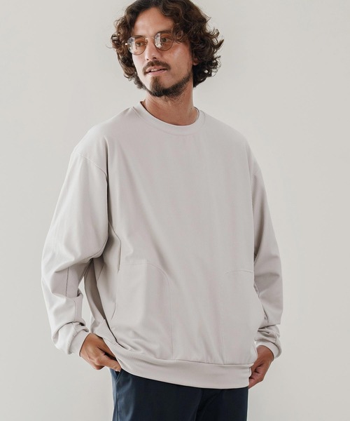 CALL&RESPONSE(コールアンドレスポンス)の「mlt5304-長袖PO-TOBIKIRI プルオーバー(Tシャツ/カットソー・メンズ・グレイッシュベージュ/ブラック/チャコール・2/4/5)」の12枚目の写真