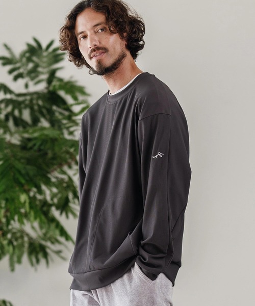 CALL&RESPONSE(コールアンドレスポンス)の「mlt5304-長袖PO-TOBIKIRI プルオーバー(Tシャツ/カットソー・メンズ・グレイッシュベージュ/ブラック/チャコール・2/4/5)」の16枚目の写真
