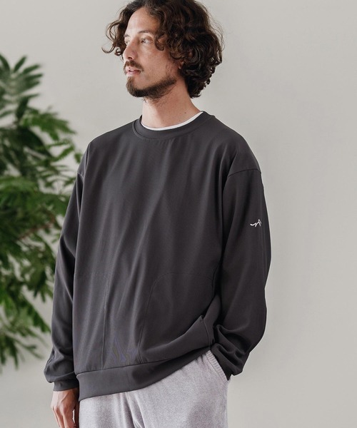 CALL&RESPONSE(コールアンドレスポンス)の「mlt5304-長袖PO-TOBIKIRI プルオーバー(Tシャツ/カットソー・メンズ・グレイッシュベージュ/ブラック/チャコール・2/4/5)」の18枚目の写真