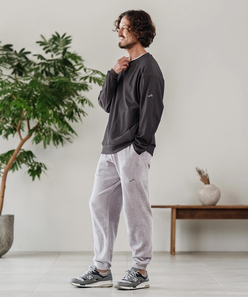 CALL&RESPONSE(コールアンドレスポンス)の「mlt5304-長袖PO-TOBIKIRI プルオーバー(Tシャツ/カットソー・メンズ・グレイッシュベージュ/ブラック/チャコール・2/4/5)」の21枚目の写真