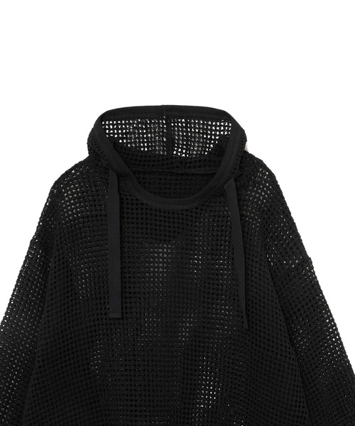 ARMY TWILL（アーミーツイル）の「ARMY TWILL COTTON MESH HOODIE（パーカー・メンズ・ブラック・M）」の4枚目の写真