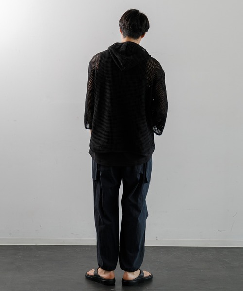 ARMY TWILL（アーミーツイル）の「ARMY TWILL COTTON MESH HOODIE（パーカー・メンズ・ブラック・M）」の7枚目の写真
