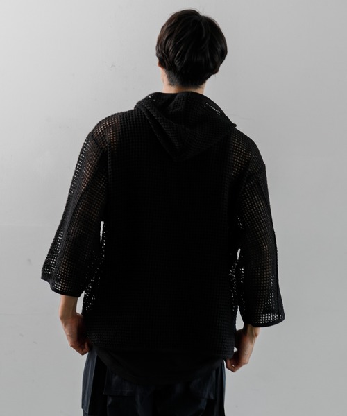 ARMY TWILL（アーミーツイル）の「ARMY TWILL COTTON MESH HOODIE（パーカー・メンズ・ブラック・M）」の16枚目の写真