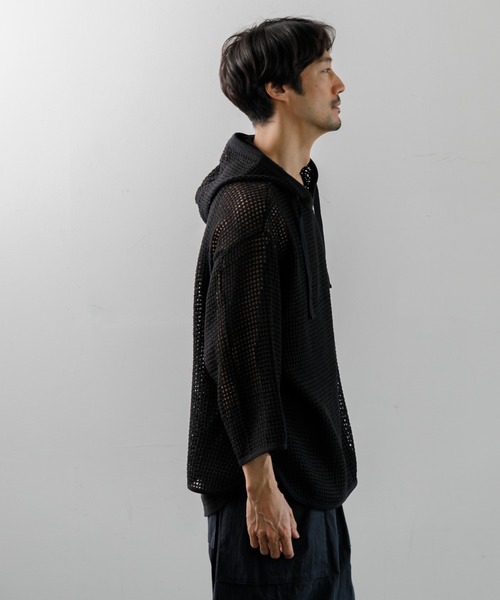 ARMY TWILL（アーミーツイル）の「ARMY TWILL COTTON MESH HOODIE（パーカー・メンズ・ブラック・M）」の18枚目の写真