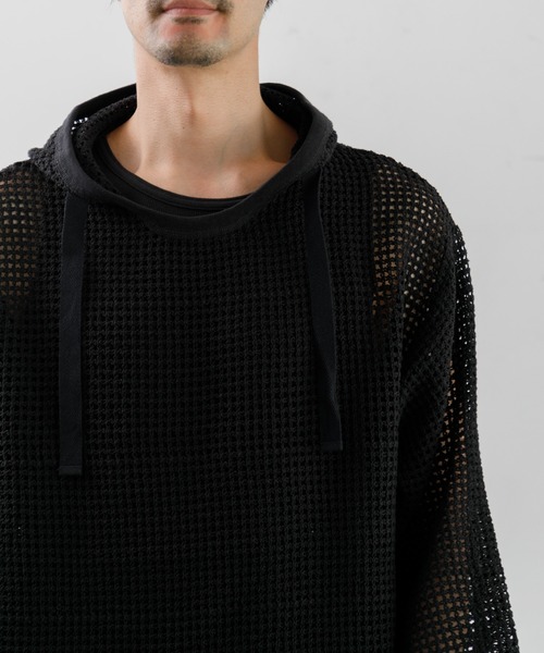 ARMY TWILL（アーミーツイル）の「ARMY TWILL COTTON MESH HOODIE（パーカー・メンズ・ブラック・M）」の14枚目の写真