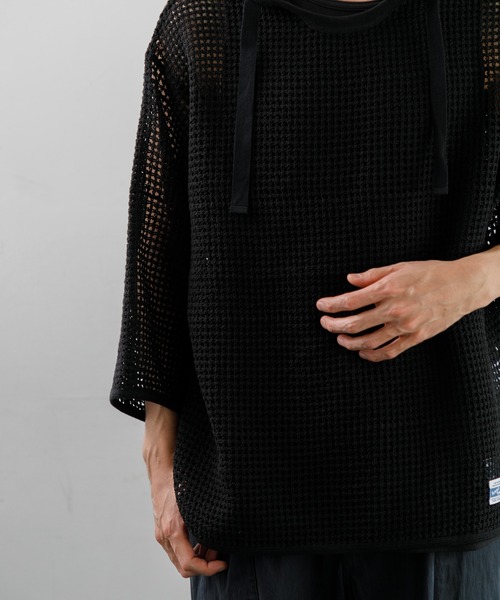 ARMY TWILL（アーミーツイル）の「ARMY TWILL COTTON MESH HOODIE（パーカー・メンズ・ブラック・M）」の13枚目の写真