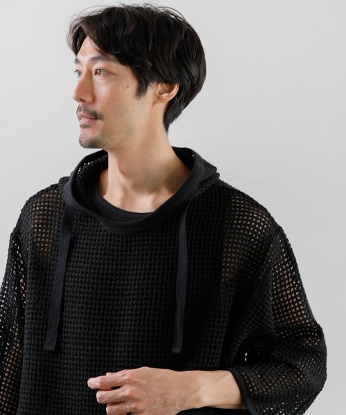 ARMY TWILL（アーミーツイル）の「ARMY TWILL COTTON MESH HOODIE（パーカー・メンズ・ブラック・M）」の15枚目の写真