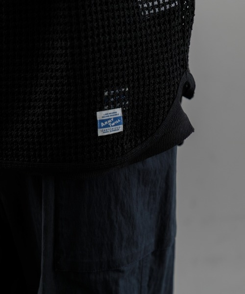 ARMY TWILL（アーミーツイル）の「ARMY TWILL COTTON MESH HOODIE（パーカー・メンズ・ブラック・M）」の12枚目の写真