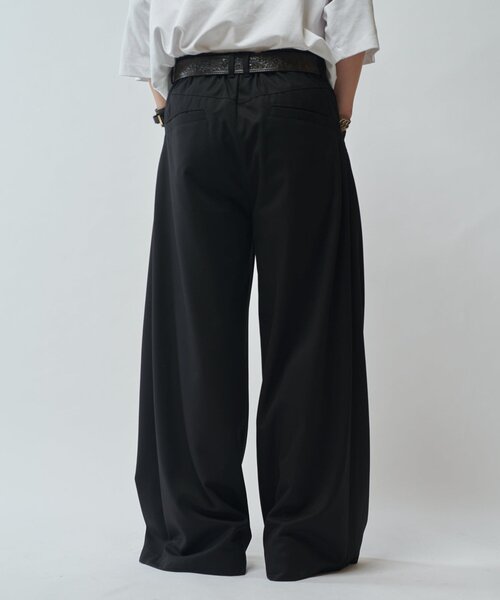 セール】【SURJENT】 タックワイドスラックス（スラックス）｜Lui's