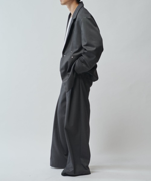 セール】【SURJENT】 タックワイドスラックス（スラックス）｜Lui's