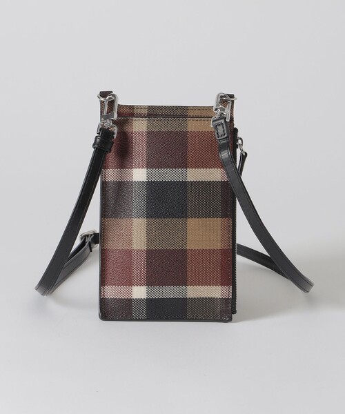 BLACK LABEL CRESTBRIDGE(ブラックレーベル・クレストブリッジ)の「【一部店舗限定】PVCクレストブリッジチェックスマホショルダー(スマホケース/カバー・メンズ・レッド系その他3/ベージュ系その他5・FREE)」の6枚目の写真