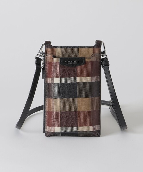 BLACK LABEL CRESTBRIDGE(ブラックレーベル・クレストブリッジ)の「【一部店舗限定】PVCクレストブリッジチェックスマホショルダー(スマホケース/カバー・メンズ・レッド系その他3/ベージュ系その他5・FREE)」の10枚目の写真