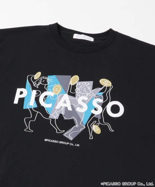 SENSE OF PLACE by URBAN RESEARCH（センスオブプレイスバイアーバンリサーチ）の「PICASSO SHORT-SLEEVE T-SHIRTS B（Tシャツ/カットソー・メンズ・ブラック/ホワイト/グリーン/ベージュ・MEDIUM/LARGE）」の13枚目の写真