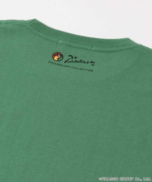 SENSE OF PLACE by URBAN RESEARCH（センスオブプレイスバイアーバンリサーチ）の「PICASSO SHORT-SLEEVE T-SHIRTS B（Tシャツ/カットソー・メンズ・ブラック/ホワイト/グリーン/ベージュ・MEDIUM/LARGE）」の7枚目の写真