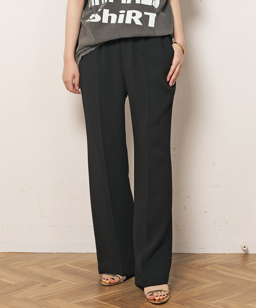 AP STUDIO(エーピーストゥディオ)の「ジョーゼットプルオンパンツ(スラックス・レディース・ブラック/オリーブ・40/38/36/34)」の15枚目の写真