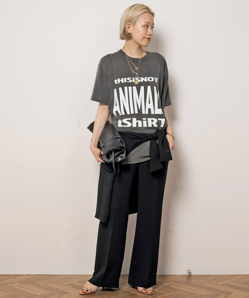 AP STUDIO(エーピーストゥディオ)の「ジョーゼットプルオンパンツ(スラックス・レディース・ブラック/オリーブ・40/38/36/34)」の18枚目の写真