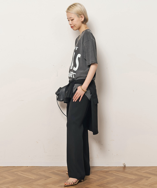 AP STUDIO(エーピーストゥディオ)の「ジョーゼットプルオンパンツ(スラックス・レディース・ブラック/オリーブ・40/38/36/34)」の19枚目の写真