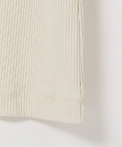 BAYFLOW（ベイフロー）の「ストレッチリブノースリーブワンピース（ワンピース・レディース・ブラック/オレンジ/アイボリー・FREE）」の4枚目の写真