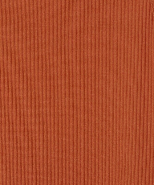 BAYFLOW（ベイフロー）の「ストレッチリブノースリーブワンピース（ワンピース・レディース・ブラック/オレンジ/アイボリー・FREE）」の7枚目の写真