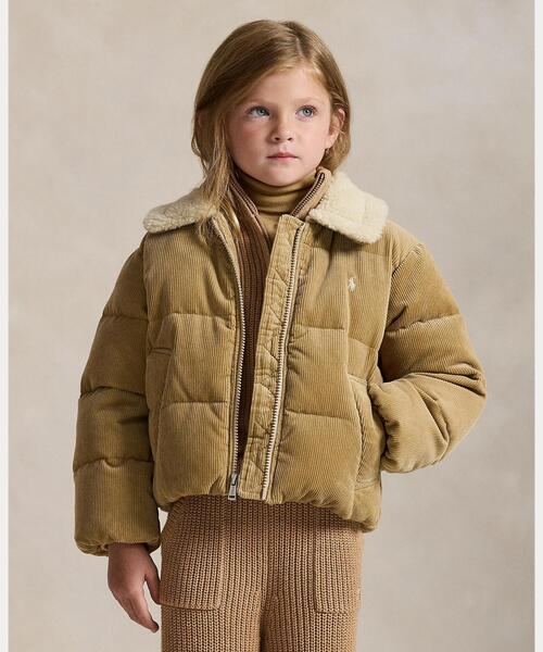 コットン コーデュロイ ダウン ジャケット（ダウンジャケット/コート