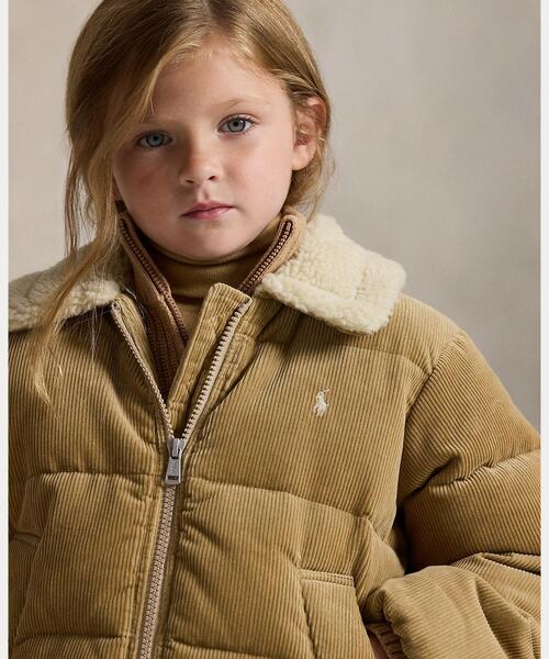 POLO RALPH LAUREN CHILDRENSWEAR（ポロ ラルフ ローレン チルドレンズウェア）の「コットン コーデュロイ ダウン ジャケット（ダウンジャケット/コート・キッズ・ブラウン系3・3/6/4）」の5枚目の写真