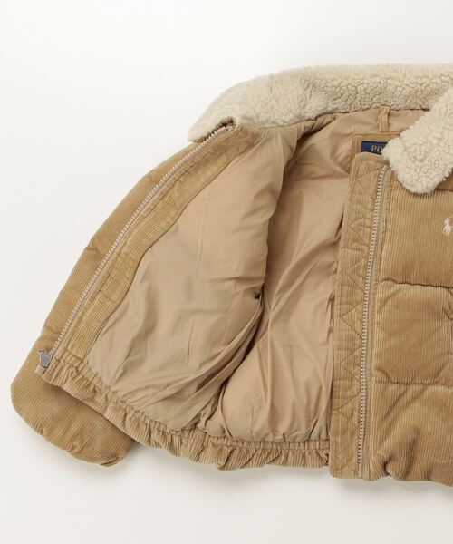 POLO RALPH LAUREN CHILDRENSWEAR（ポロ ラルフ ローレン チルドレンズウェア）の「コットン コーデュロイ ダウン ジャケット（ダウンジャケット/コート・キッズ・ブラウン系3・3/6/4）」の8枚目の写真