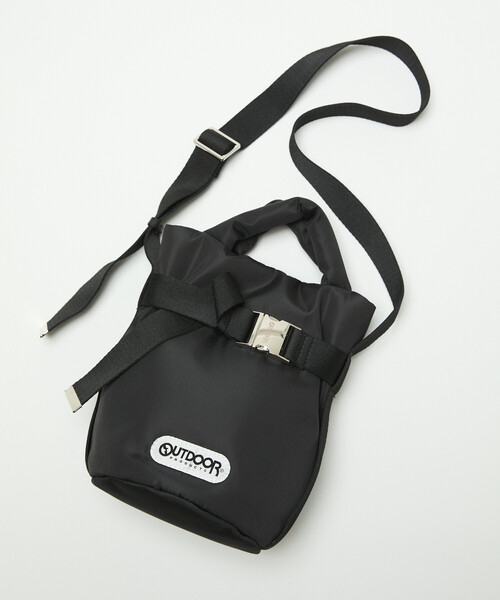 OUTDOOR PRODUCTS(アウトドアプロダクツ)の「OUTDOOR PRODUCTS/アウトドアプロダクツ ベルト付き パデッド トートバッグ XS 限定展開(ショルダーバッグ・レディース・ブラック/ブラウン/シルバー・フリ-)」の16枚目の写真